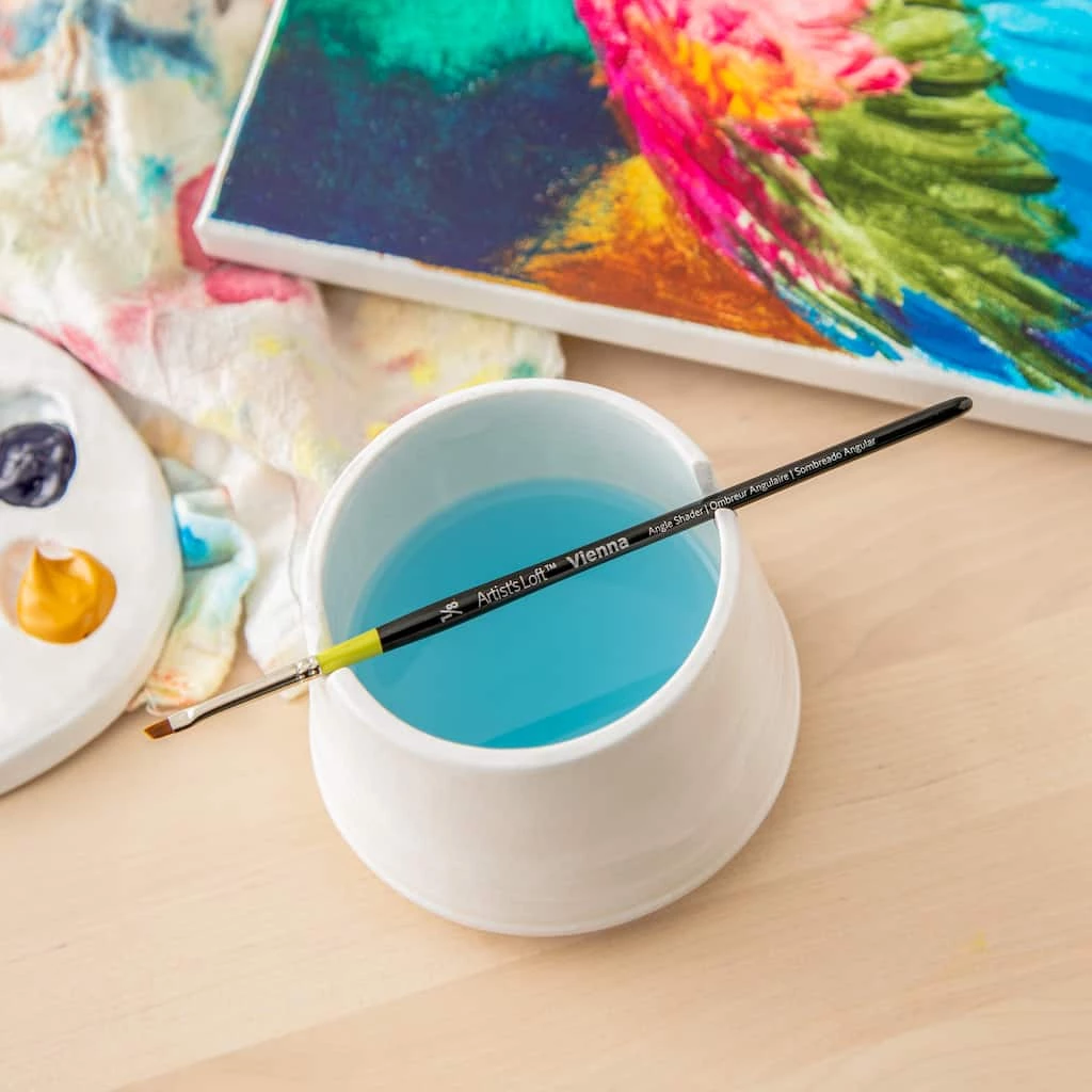 Budget β Golden Taklon Short Handle Angle Shader Brush by Artist's Loft™ Vienna by Artists Loft π 4 Budget β Golden Taklon Short Handle Angle Shader Brush by Artist's Loft™ Vienna by Artists Loft π - Image 2