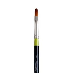 Budget ⌛ Golden Taklon Short Handle Filbert Brush by Artist's Loft™ Vienna by Artists Loft 🔔 -Artists Loft Sales 10013309 2 1