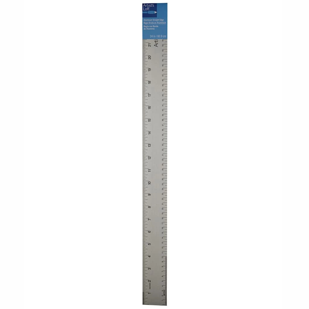 Hot Sale π Aluminum Straight Edge Ruler by Artist's Loft™ by Artists Loft β 3 Hot Sale π Aluminum Straight Edge Ruler by Artist's Loft™ by Artists Loft β
