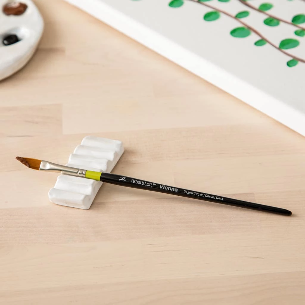 Wholesale π Golden Taklon Short Handle Dagger Striper Brush by Artist's Loft™ Vienna by Artists Loft π 4 Wholesale π Golden Taklon Short Handle Dagger Striper Brush by Artist's Loft™ Vienna by Artists Loft π - Image 2