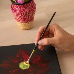 Brand new 🤩 Vienna Golden Taklon Fan Brush by Artist's Loft™ by Artists Loft ✔️ -Artists Loft Sales 10064917 20