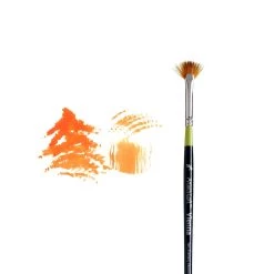 Hot Sale 🎁 12 Pack: Vienna Golden Taklon Fan Brush by Artist's Loft™ by Artists Loft 🎁 -Artists Loft Sales 10064917 3 1