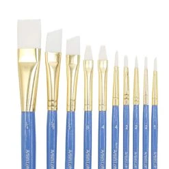 Coupon β¨ White Synthetic Brushes by Artist's Loft™ Necessities™ by Artists Loft β