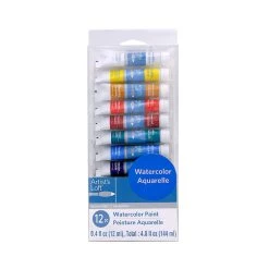 Flash Sale 👏 12 Color Watercolor Paint Set by Artist's Loft™ Necessities™ by Artists Loft 🎉 -Artists Loft Sales 10125734 1