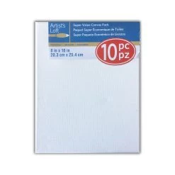 Buy π 10 Pack 8" x 10" Super Value Canvas by Artist's Loft® Necessities™ by Artists Loft π 8 Buy π 10 Pack 8" x 10" Super Value Canvas by Artist's Loft® Necessities™ by Artists Loft π -Artists Loft Sales 10131568 1