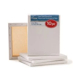 Buy π 10 Pack 8" x 10" Super Value Canvas by Artist's Loft® Necessities™ by Artists Loft π