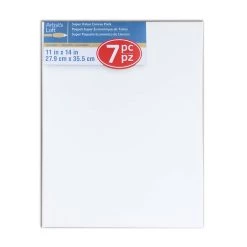 Hot Sale 💯 7 Pack 11" x 14" Super Value Canvas by Artist's Loft® Necessities™ by Artists Loft 🎉 -Artists Loft Sales 10131569 1
