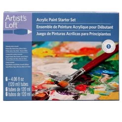 Wholesale 👍 8 Packs: 6 ct. (48 total) Acrylic Paint Starter Set by Artist's Loft™ by Artists Loft ⌛ -Artists Loft Sales 10153579
