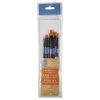 Wholesale 😀 8 Piece Golden Synthetic Acrylic Brushes By Artist's Loft® Necessities™ by Artists Loft 👏 -Artists Loft Sales 10171144