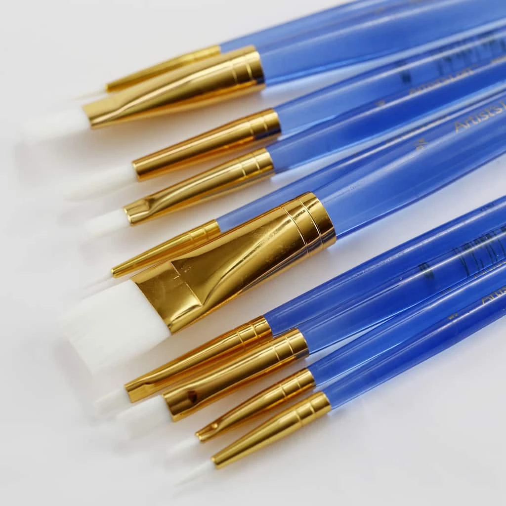 Top 10 π 12 Packs: 10 ct. (120 total) Necessities™ White Synthetic Acrylic Variety Brush Set by Artist's Loft™ by Artists Loft β¨ 6 Top 10 π 12 Packs: 10 ct. (120 total) Necessities™ White Synthetic Acrylic Variety Brush Set by Artist's Loft™ by Artists Loft β¨ - Image 4