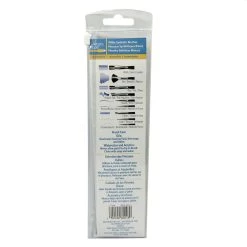 Best Sale 😍 White Synthetic Acrylic Round & Flat 5 Pieces Brush Combo By Artist's Loft® Necessities™ by Artists Loft ⭐ -Artists Loft Sales 10171164 2