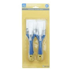 Cheapest 🔔 12 Packs: 6 ct. (72 total) Necessities™ White Synthetic Flat Brush Set by Artist's Loft™ by Artists Loft ⭐ -Artists Loft Sales 10183006 u 1