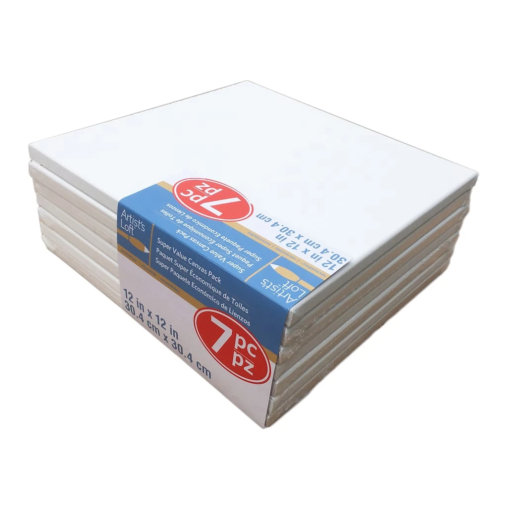 Best reviews of ✔️ 7 Pack 12" x 12" Super Value Canvas by Artist's Loft® Necessities™ by Artists Loft ⌛ 7 Best reviews of ✔️ 7 Pack 12" x 12" Super Value Canvas by Artist's Loft® Necessities™ by Artists Loft ⌛ - Image 5
