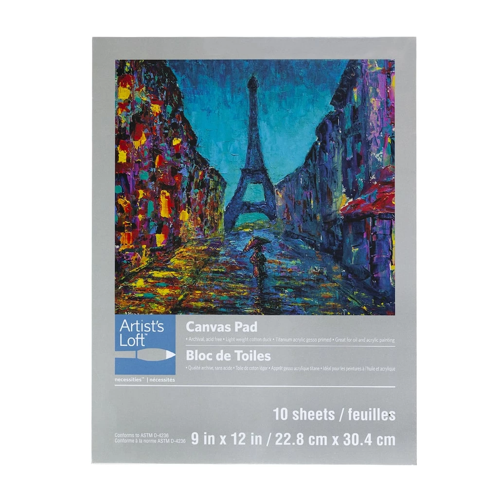 Cheap β¨ 12 Pack: Canvas Pad by Artist's Loft™ Necessities™, 9" x 12" by Artists Loft π 3 Cheap β¨ 12 Pack: Canvas Pad by Artist's Loft™ Necessities™, 9" x 12" by Artists Loft π