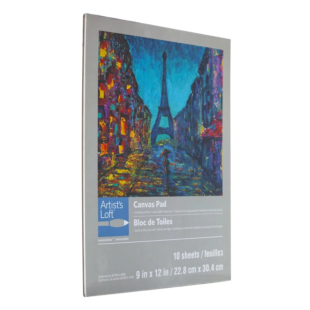 Cheap β¨ 12 Pack: Canvas Pad by Artist's Loft™ Necessities™, 9" x 12" by Artists Loft π 6 Cheap β¨ 12 Pack: Canvas Pad by Artist's Loft™ Necessities™, 9" x 12" by Artists Loft π - Image 4