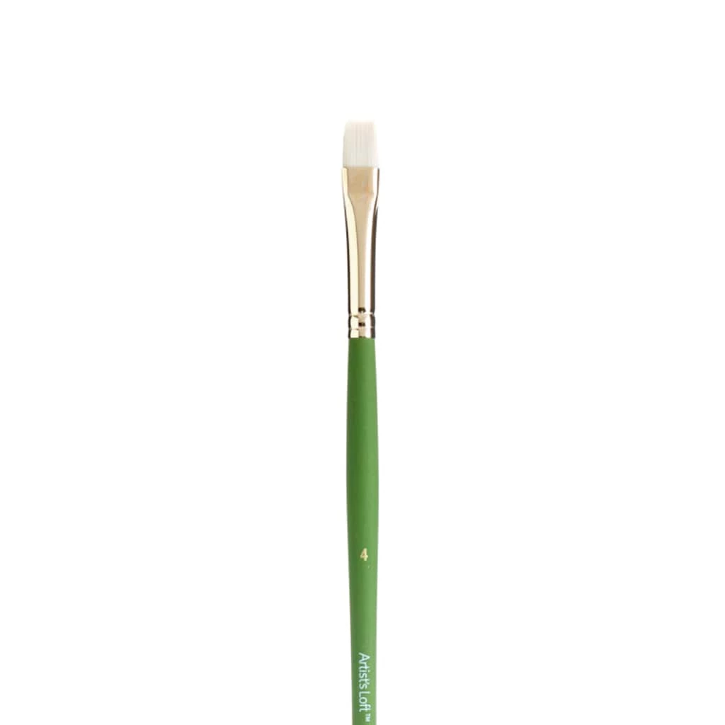 Budget π 12 Pack: Firenze Long Handle Bright Brush by Artist's Loft™ by Artists Loft π― 6 Budget π 12 Pack: Firenze Long Handle Bright Brush by Artist's Loft™ by Artists Loft π― - Image 4
