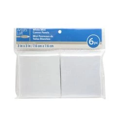 New 👏 12 Packs: 6 ct. (72 total) 3" x 3" Mini Canvas Panels by Artist's Loft™ Necessities™ by Artists Loft 🎁 -Artists Loft Sales 10219230 1