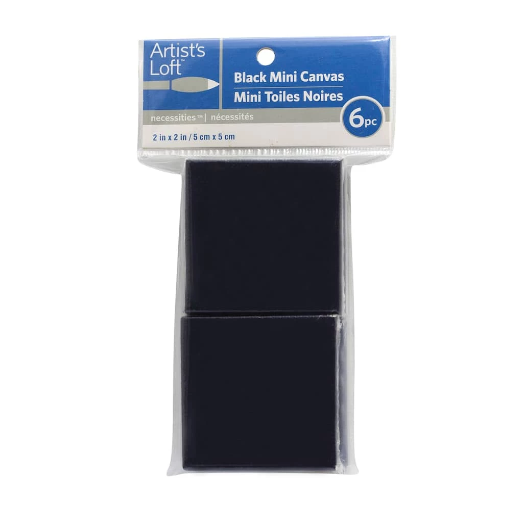 Discount π 12 Packs: 6 ct. (72 total) 2" x 2" Black Mini Canvas by Artist's Loft™ Necessities™ by Artists Loft π₯° 7 Discount π 12 Packs: 6 ct. (72 total) 2" x 2" Black Mini Canvas by Artist's Loft™ Necessities™ by Artists Loft π₯° - Image 5