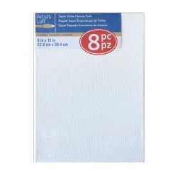 Best Sale β 8 Pack 9" x 12" Super Value Canvas by Artist's Loft® Necessities™ by Artists Loft π 9 Best Sale β 8 Pack 9" x 12" Super Value Canvas by Artist's Loft® Necessities™ by Artists Loft π -Artists Loft Sales 10229858 1