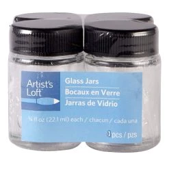Best Sale 👏 12 Packs: 4 ct. (48 total) Small Glass Jars by Artist's Loft™ by Artists Loft 🧨 -Artists Loft Sales 10230166 02 1