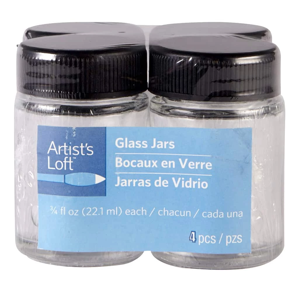 Discount π€© Artist's Loft™ Small Glass Jars by Artists Loft π 5 Discount π€© Artist's Loft™ Small Glass Jars by Artists Loft π - Image 3