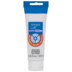 Budget 🤩 Metallic Acrylic Paint by Artist's Loft™, 4oz. by Artists Loft 🛒 -Artists Loft Sales 10266606