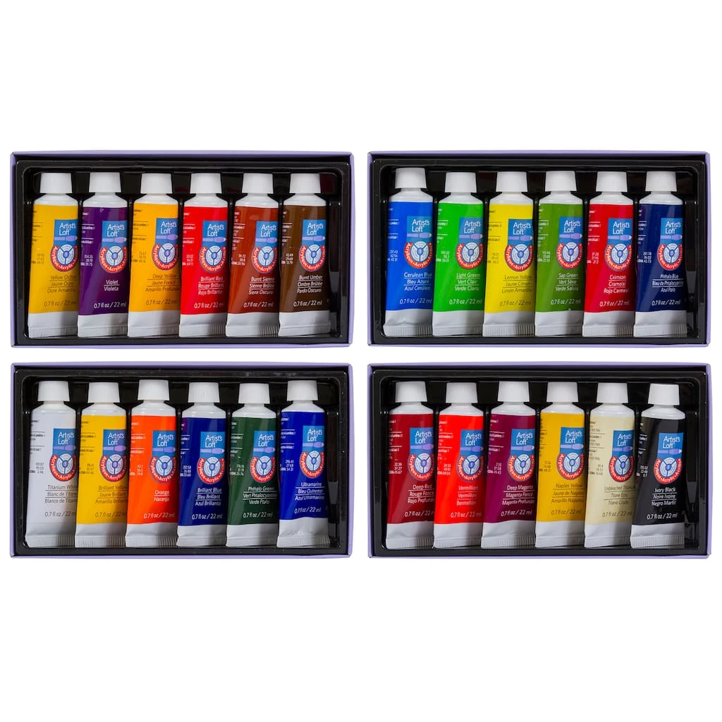 Cheapest π 12 Packs: 24 ct. (288 total) Acrylic Paint Set by Artist's Loft™ by Artists Loft β 3 Cheapest π 12 Packs: 24 ct. (288 total) Acrylic Paint Set by Artist's Loft™ by Artists Loft β