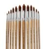 Cheap 👏 Brown Synthetic Round Brushes by Artist's Loft® Necessities™ by Artists Loft 🔥
