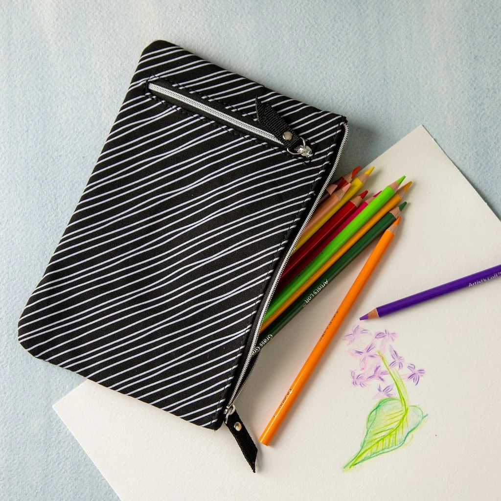 Budget π Canvas Pencil Pouch by Artist's Loft® by Artists Loft π 4 Budget π Canvas Pencil Pouch by Artist's Loft® by Artists Loft π - Image 2