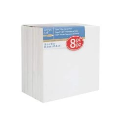Hot Sale 🎉 8 Pack 10" x 10" Super Value Canvas by Artist's Loft™ Necessities™ by Artists Loft 😍 -Artists Loft Sales 10473524