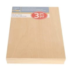 Best Sale 🔔 6 Packs: 3 ct. (18 total) 11" x 14" Cradled Wood Painting Panels by Artist's Loft™ by Artists Loft 🔥 -Artists Loft Sales 10474545 5 1
