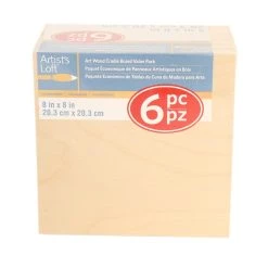 Wholesale 🎁 6 Packs: 6 ct. (36 total) 8" x 8" Cradled Wood Painting Panels by Artist's Loft™ by Artists Loft 👍 -Artists Loft Sales 10474771 5