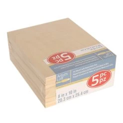 Outlet 🧨 6 Packs: 5 ct. (30 total) 8" x 10" Cradled Wood Painting Panels by Artist's Loft™ Necessities™ by Artists Loft 🥰 -Artists Loft Sales 10474772 3