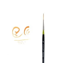 Brand new 🎉 Golden Taklon Short Handle Script Liner Brush by Artist's Loft™ Vienna by Artists Loft 👍 -Artists Loft Sales 10474974 3