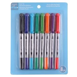 Outlet π 12 Packs: 8 ct. (96 total) Dual Tip Permanent Markers by Artist's Loft™ by Artists Loft π 11 Outlet π 12 Packs: 8 ct. (96 total) Dual Tip Permanent Markers by Artist's Loft™ by Artists Loft π -Artists Loft Sales 10483185 1 1