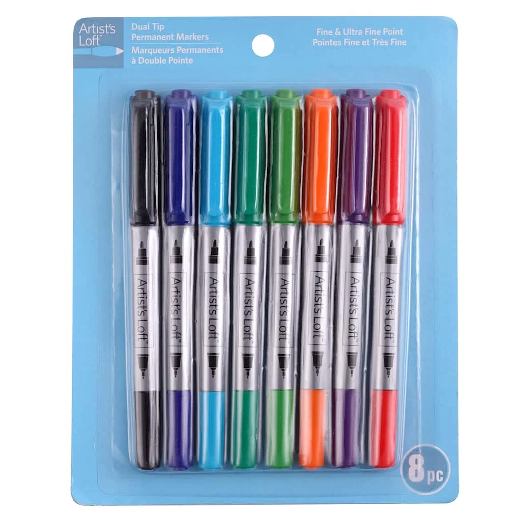 Outlet π 12 Packs: 8 ct. (96 total) Dual Tip Permanent Markers by Artist's Loft™ by Artists Loft π 7 Outlet π 12 Packs: 8 ct. (96 total) Dual Tip Permanent Markers by Artist's Loft™ by Artists Loft π - Image 5