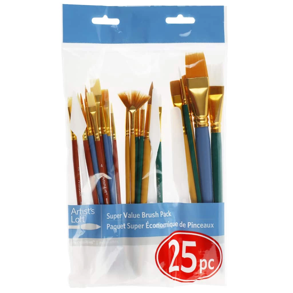 Best Pirce π Super Value 25 Piece Brush Set by Artist's Loft™ Necessities™ by Artists Loft π 8 Best Pirce π Super Value 25 Piece Brush Set by Artist's Loft™ Necessities™ by Artists Loft π - Image 6