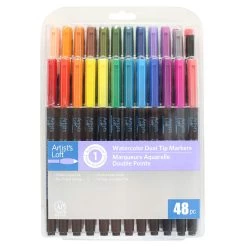 Discount 😉 6 Packs: 48 ct. (288 total) Watercolor Dual-Tip Markers by Artist's Loft™ by Artists Loft ✨ -Artists Loft Sales 10514716 5 1