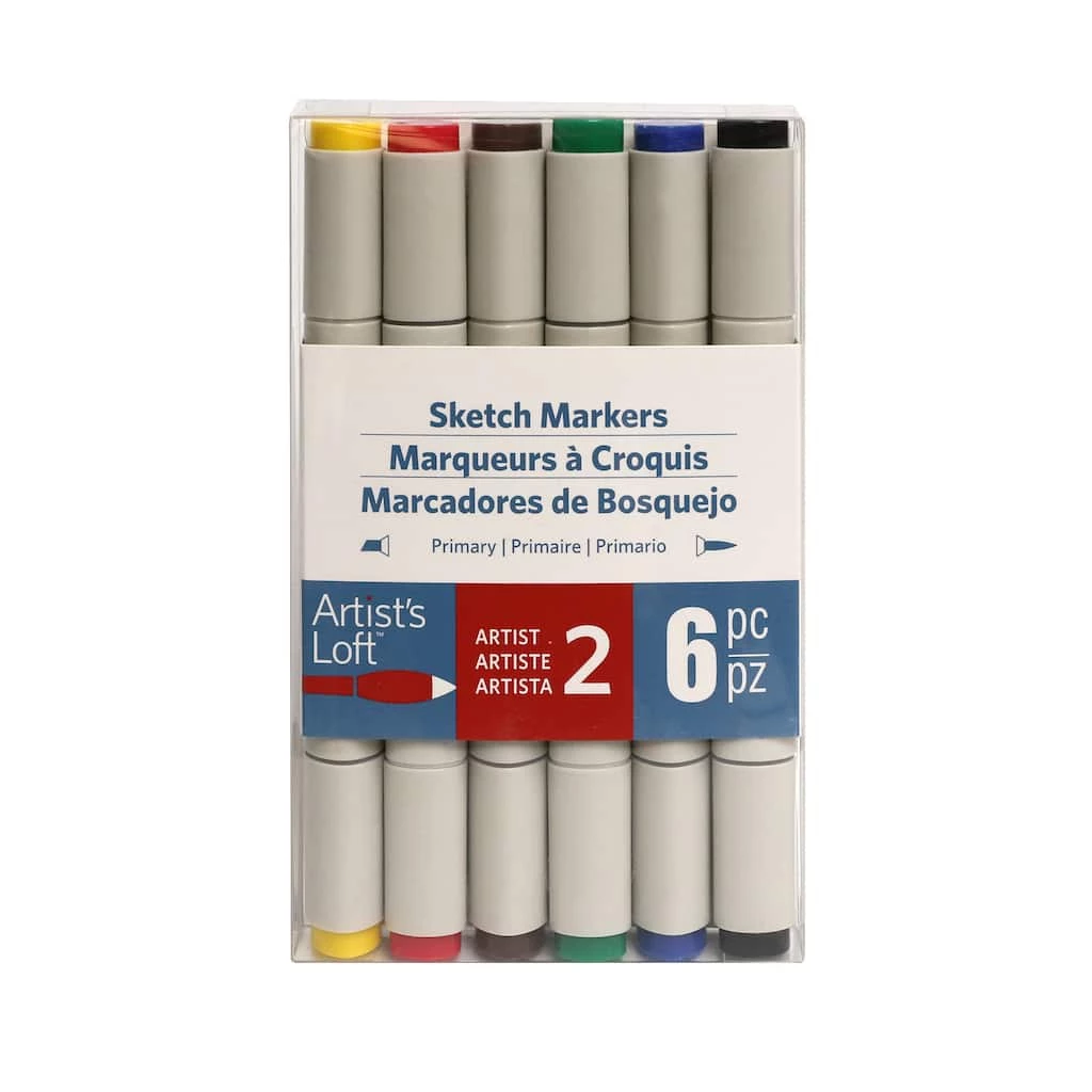 Coupon π Bold Primaries Sketch Markers by Artist's Loft™ by Artists Loft π 5 Coupon π Bold Primaries Sketch Markers by Artist's Loft™ by Artists Loft π - Image 3