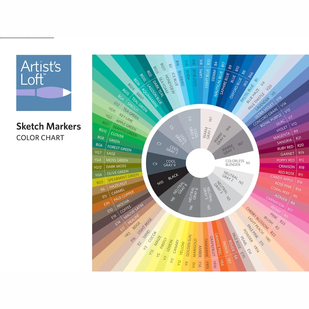 Coupon π Bold Primaries Sketch Markers by Artist's Loft™ by Artists Loft π 6 Coupon π Bold Primaries Sketch Markers by Artist's Loft™ by Artists Loft π - Image 4