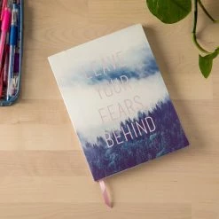 Flash Sale 🎁 Leave Fear Behind Lined Journal by Artist's Loft™, 6" x 8" by Artists Loft 😀 -Artists Loft Sales 10532083 21