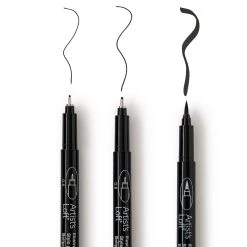Promo ⭐ Multi Tip Black Illustration Pen Set By Artist's Loft™ by Artists Loft 😍 -Artists Loft Sales 10539870 23