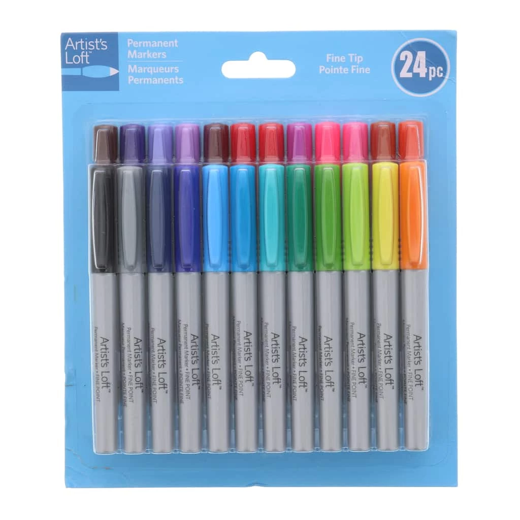 Promo π 6 Packs: 24 ct. (144 total) Fine Tip Permanent Marker Set by Artist's Loft™ by Artists Loft β¨ 6 Promo π 6 Packs: 24 ct. (144 total) Fine Tip Permanent Marker Set by Artist's Loft™ by Artists Loft β¨ - Image 4