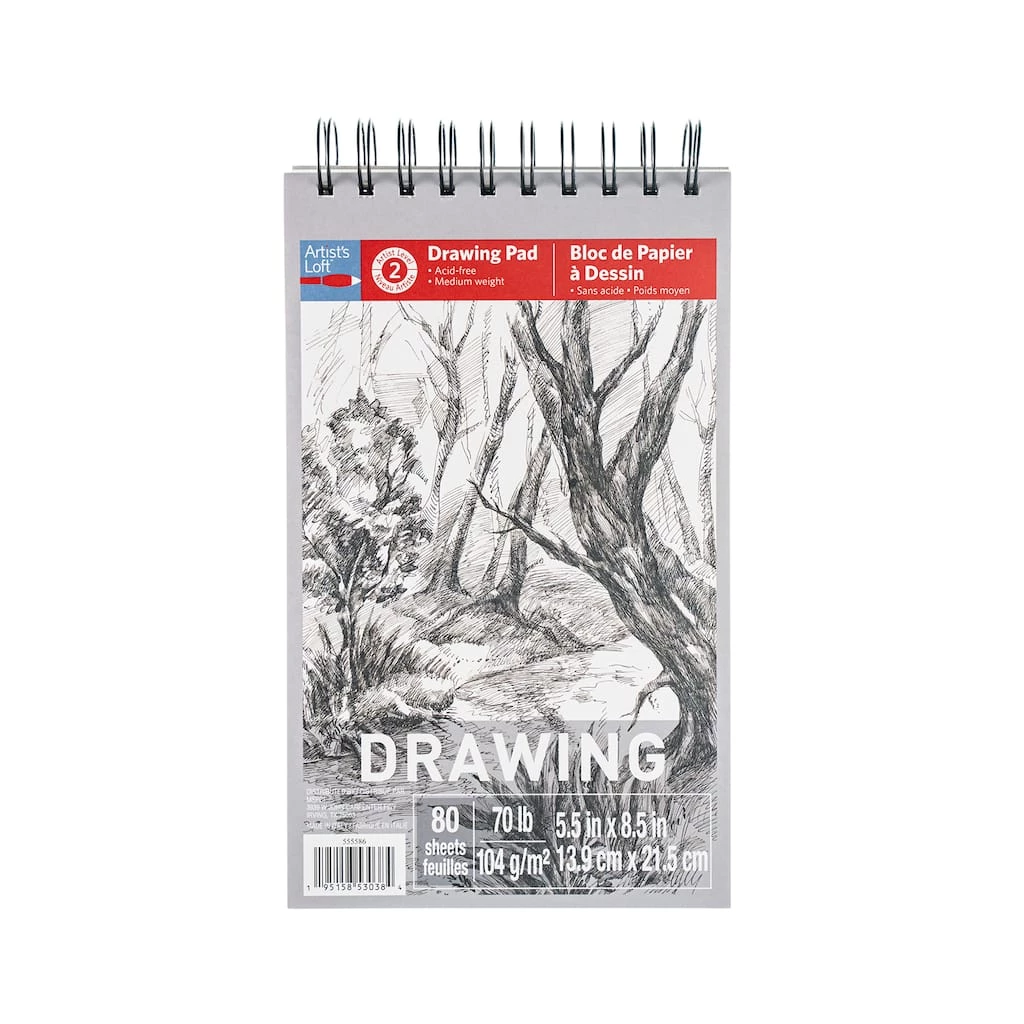 New 𧨠Drawing Pad by Artist's Loft™, 5.5" x 8.5" by Artists Loft π 3 New 𧨠Drawing Pad by Artist's Loft™, 5.5" x 8.5" by Artists Loft π