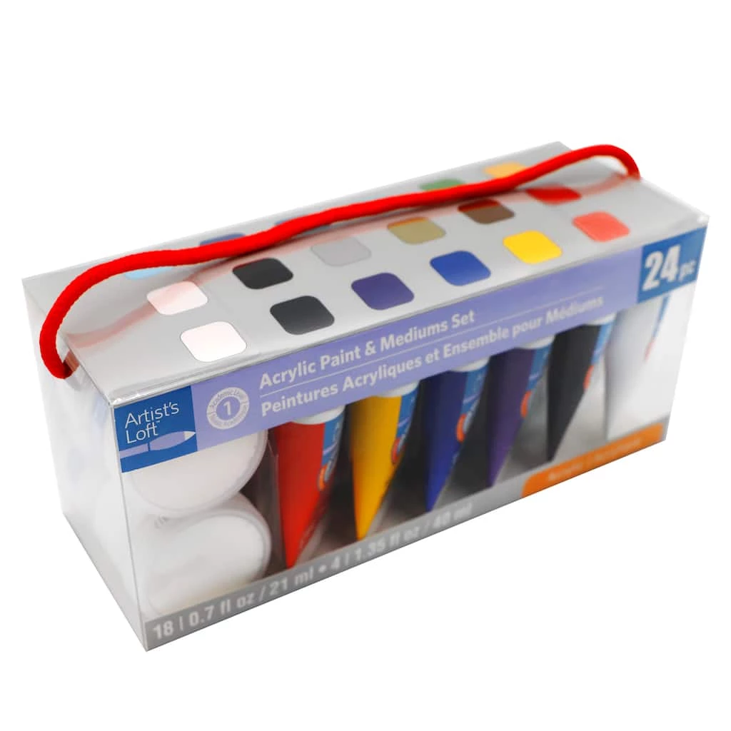 Hot Sale π 12 Pack: 24 Piece Acrylic Paint & Mediums Set By Artist's Loft™ by Artists Loft π 7 Hot Sale π 12 Pack: 24 Piece Acrylic Paint & Mediums Set By Artist's Loft™ by Artists Loft π - Image 5