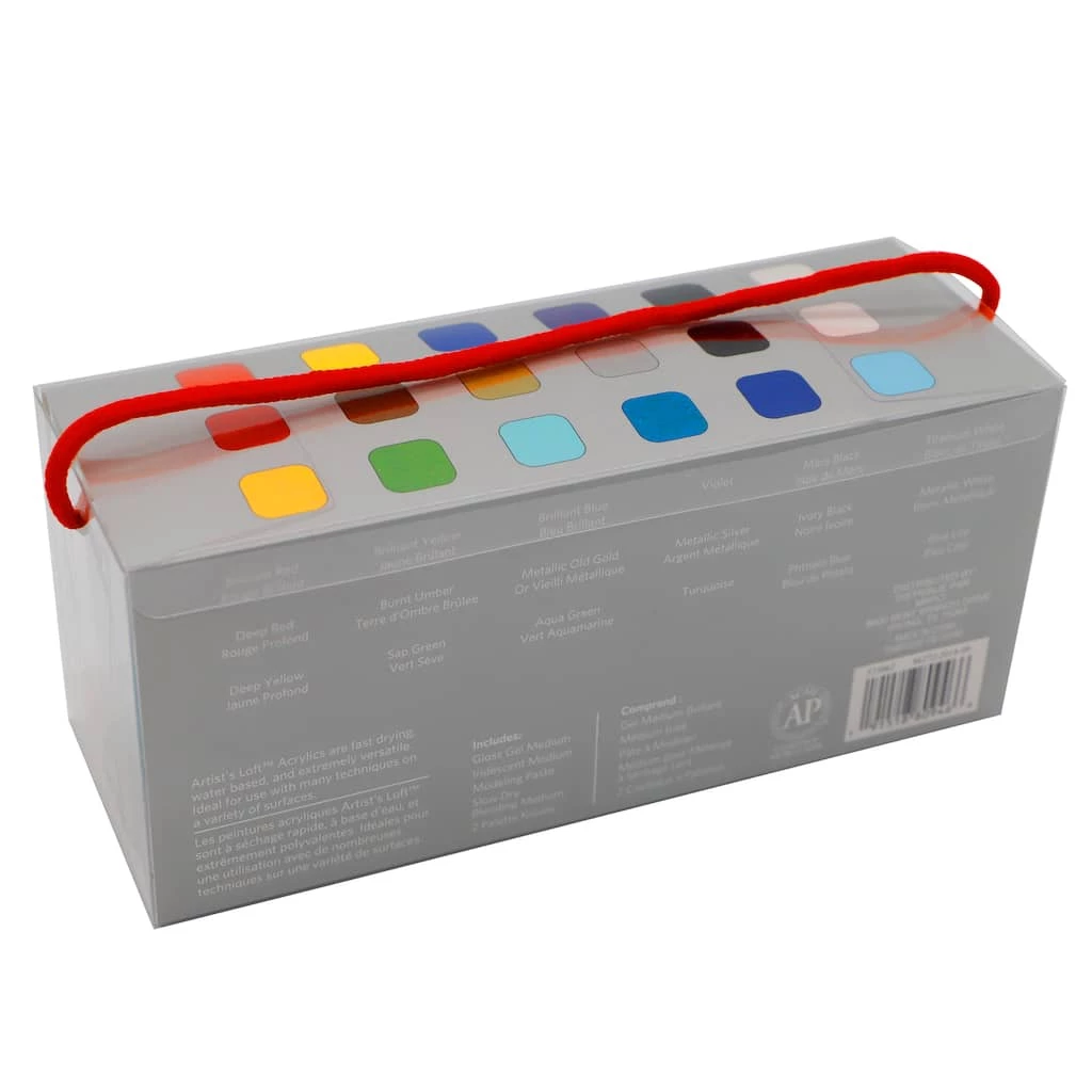 Hot Sale π 12 Pack: 24 Piece Acrylic Paint & Mediums Set By Artist's Loft™ by Artists Loft π 5 Hot Sale π 12 Pack: 24 Piece Acrylic Paint & Mediums Set By Artist's Loft™ by Artists Loft π - Image 3