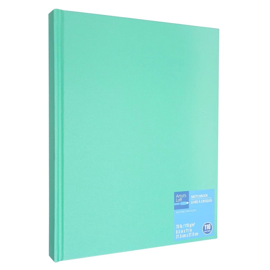 Best Sale π 12 Pack: Light Mint Sketchbook by Artist's Loft™, 8.5" x 11" by Artists Loft π 3 Best Sale π 12 Pack: Light Mint Sketchbook by Artist's Loft™, 8.5" x 11" by Artists Loft π