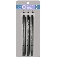 Discount 💯 Black Illustration Pens by Artists Loft™ ❤️ -Artists Loft Sales 10597039 1