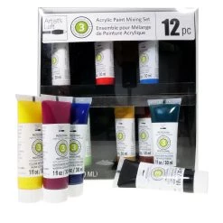 Hot Sale 🥰 Level 3 Acrylic Paint Mixing Set by Artist's Loft® 12ct. by Artists Loft 😉 -Artists Loft Sales 10597389 2