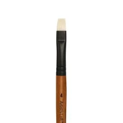 Coupon 😀 Level 1 Oil Short Handle Bright Brush by Artist's Loft™ by Artists Loft 🥰